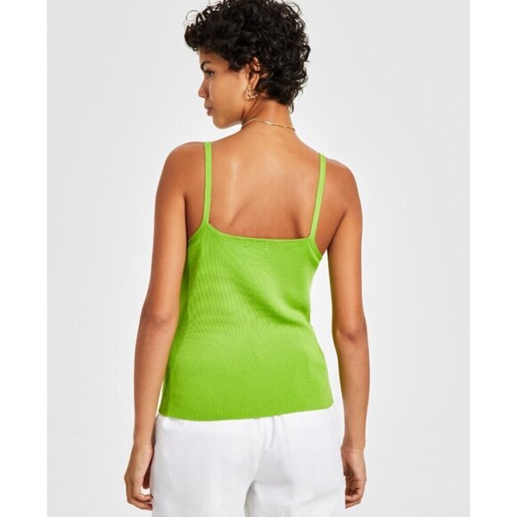 Bar III Women's Size XXL Green Apple Ribbed Sweater Camisole NWT - Picture 3 of 6